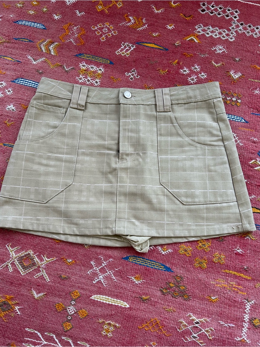 zara miniskirt with built in shorts